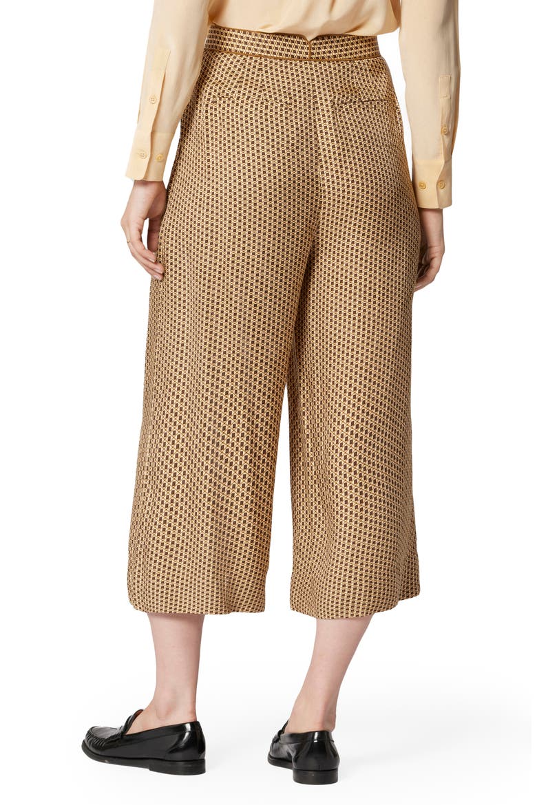 Allete Crop Wide Leg Pants, Alternate, color, BUFF MULTI