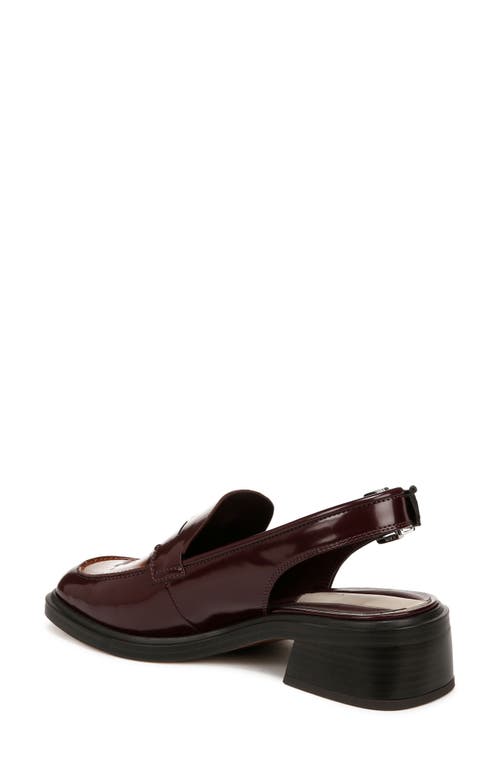 Franco Sarto Giada Slingback Penny Loafer Pump In Brown