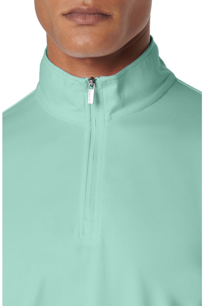 Quarter Zip Performance Pullover, Alternate, color, MINT
