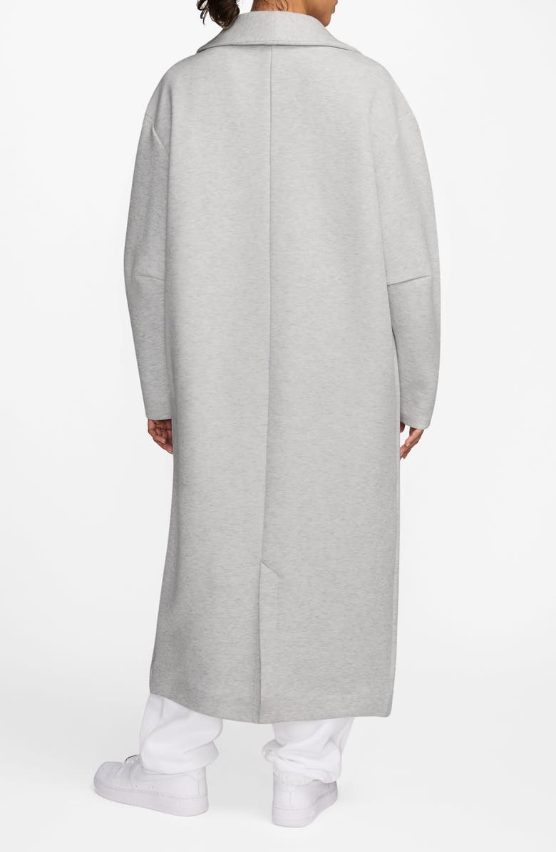 Nike Sportswear Oversize Tech Scuba Knit Duster, Alternate, color, Light Grey/ Black