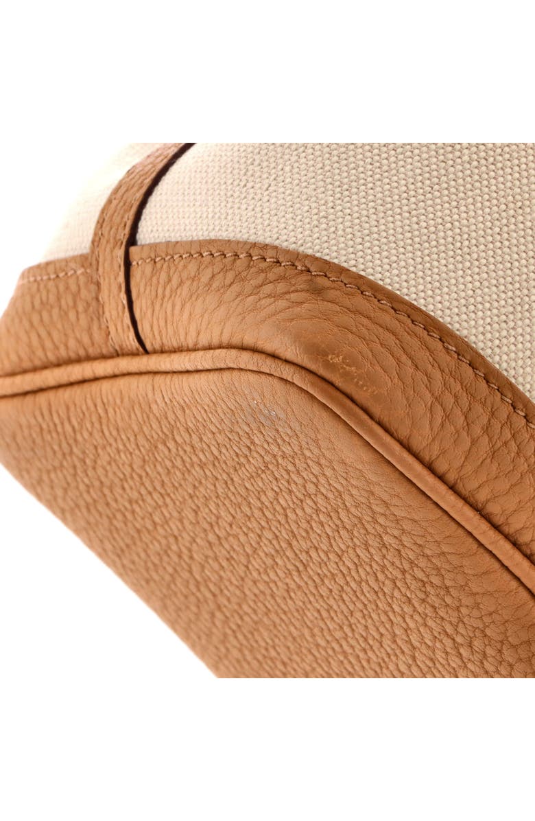 Pre-Owned Hermes Garden Party Tote Toile and Leather 30, Alternate, color, Beige