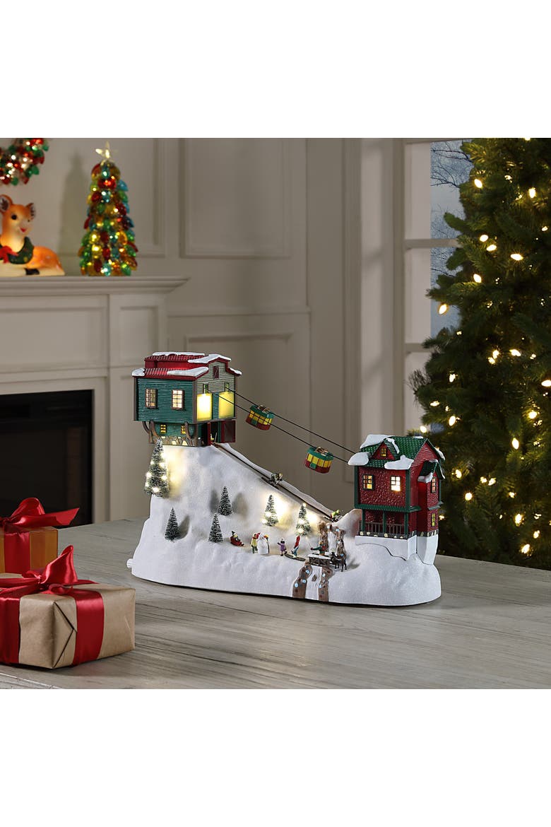 18 in. Winter Wonderland Cable Cars, Alternate, color, Multicolored