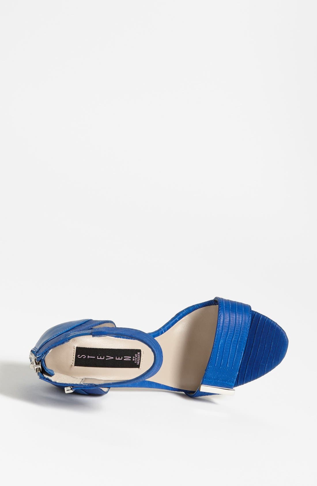 Steven by Steve Madden 'Lipsrvce' Sandal, Alternate, color, BLUE NUBUCK