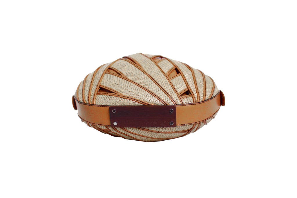 PERRIN PARIS Le Panier Raphia Handbag, Alternate, color, 