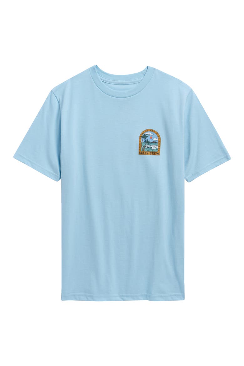 Kids' Archway Cotton Graphic T-Shirt, Main, color, CLEAR SKY