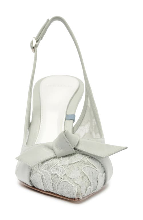 Alexandre Birman Clarita Classic Pointed Toe Slingback Pump In White