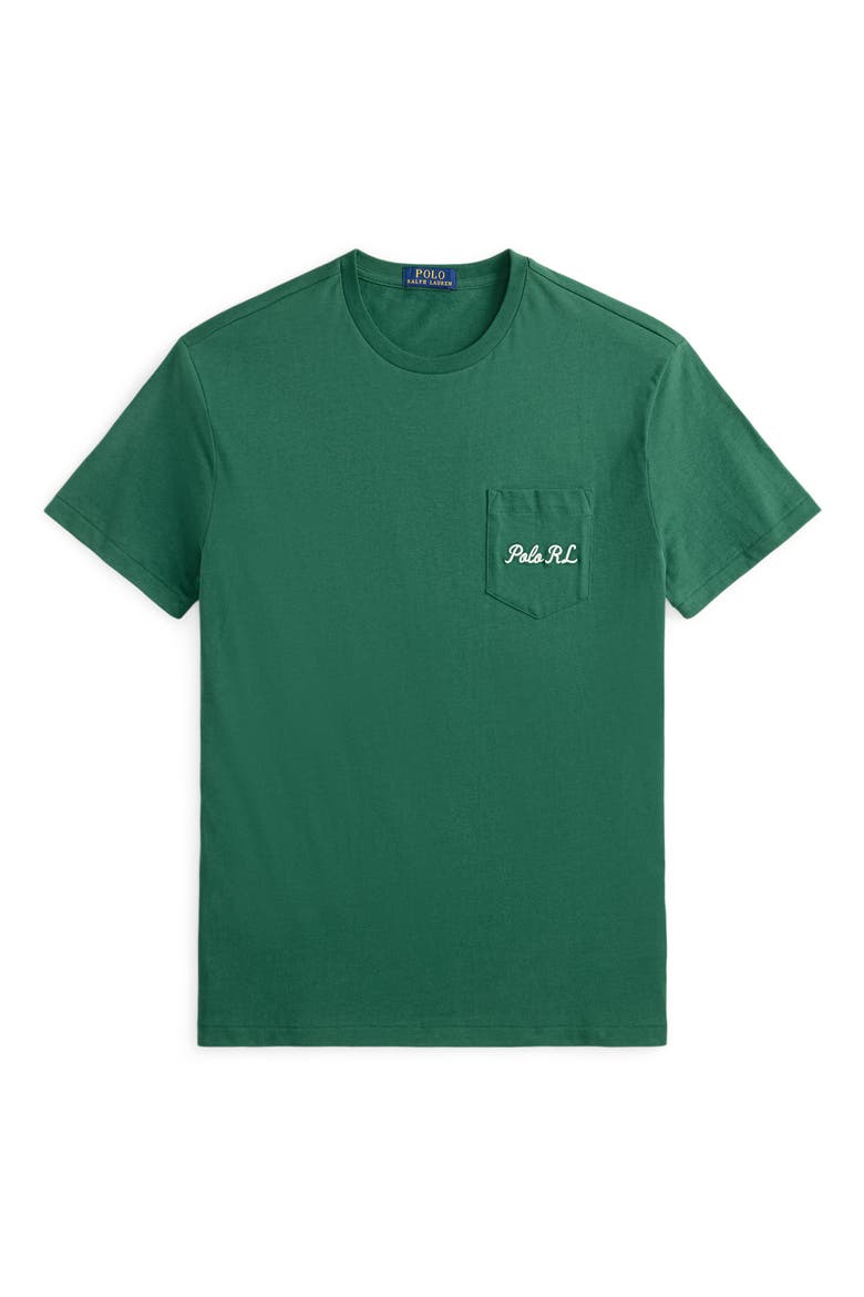 Polo Bear Cotton Graphic T-Shirt, Alternate, color, VERANO GREEN