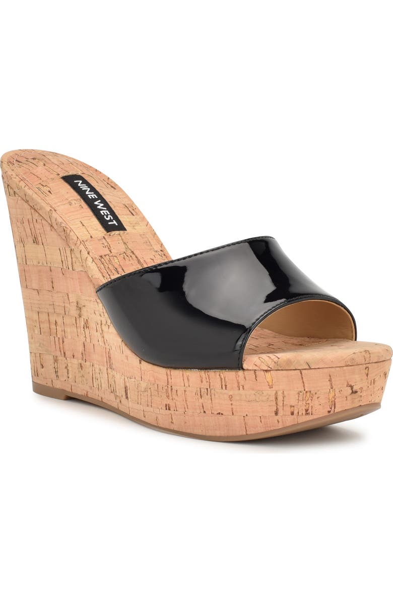 Nine West Herden Platform Wedge Sandal, Main, color,