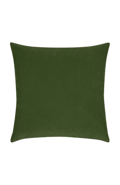Plush Velvet Indoor & Outdoor Woven Accent Pillow