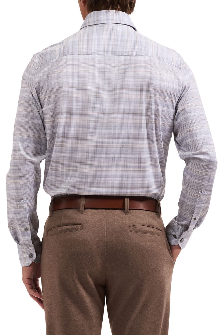 Devon OoohCotton® Plaid Button-Up Shirt, Alternate, color, SAND