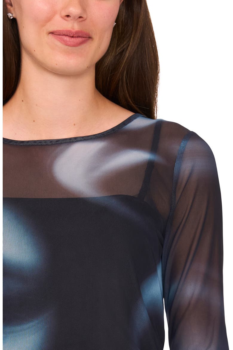 Swift Blur Mesh Top, Alternate, color, RICH BLACK
