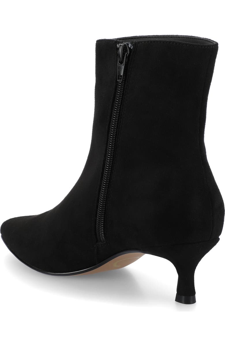 Journee Collection Arely Bootie, Alternate, color, Black Suede