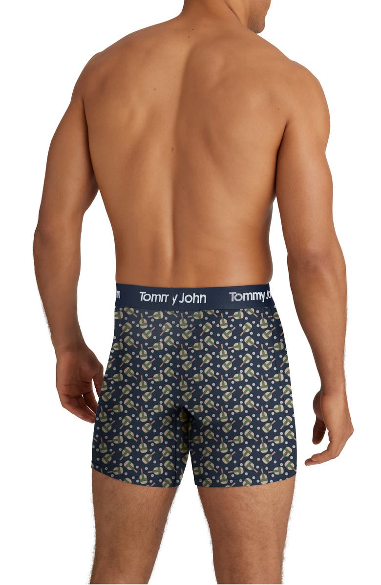 Tommy John Second Skin 6-Inch Boxer Briefs, Alternate, color, Pickleball Dress Blues