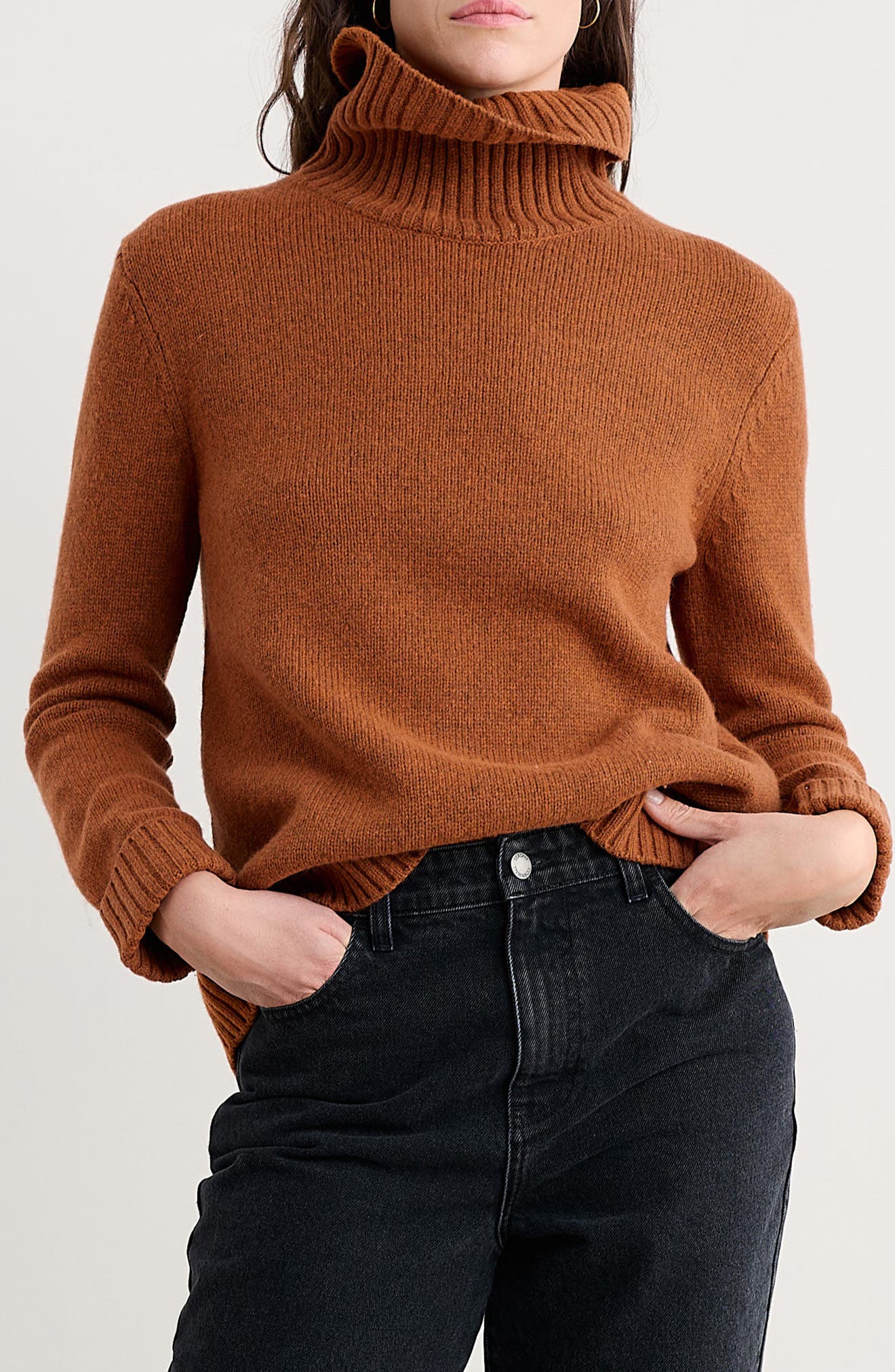 Braque Turtleneck Wool Blend Sweater - image 3
