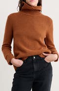 Seasalt Cornwall Braque Turtleneck Wool Blend Sweater