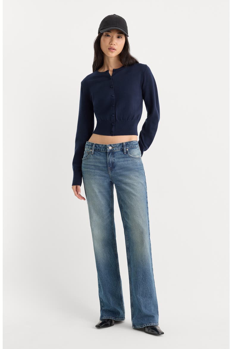 The Fine Knit Cardigan, Alternate, color, NEW NAVY002