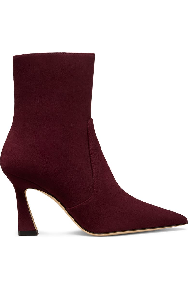 Stuart Weitzman Vinnie 85 Zip Bootie, Alternate, color, Boysenberry