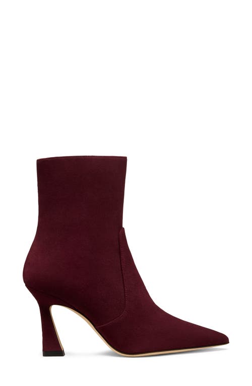Stuart Weitzman Vinnie 85 Zip Bootie In Red
