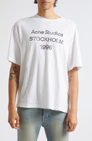Acne Studios Exford U 1996 Organic Cotton & Hemp Graphic T-Shirt