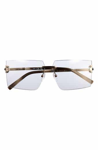62mm Rectangular Sunglasses