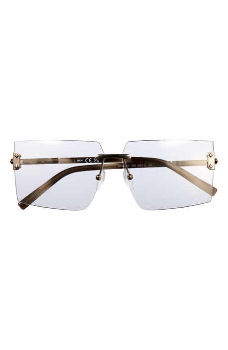 62mm Rectangular Sunglasses