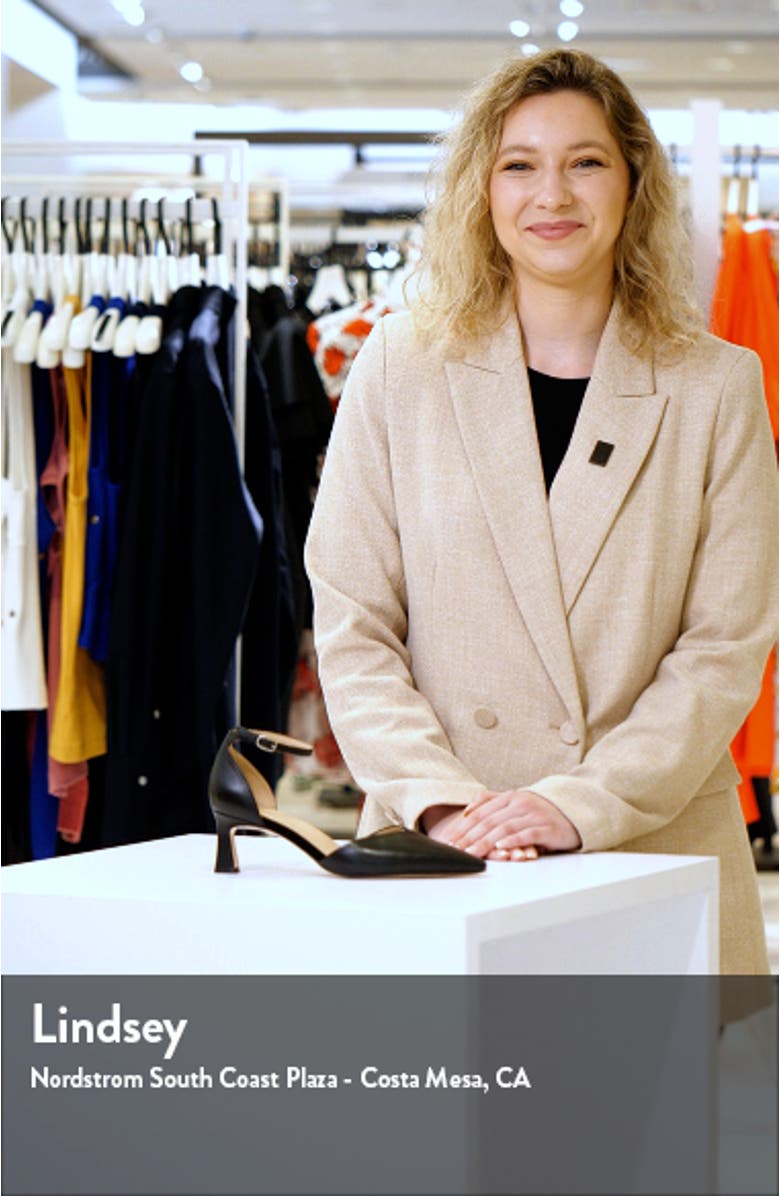 Danica Ankle Strap Pointed Toe Pump, sales video thumbnail