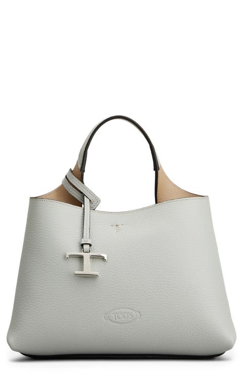 ショルダーバッグ・ポシェット TODS Women Shoulder Bags XBWTSEC0100U1Z 273 GREY Woman MULTICOLOUR Bag in Leather Micro XBWAPAFL000QRIPZ2L65