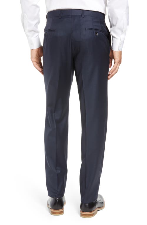 Ted Baker London Josh Slim Fit Wool Tuxedo Suit Pants In Blue