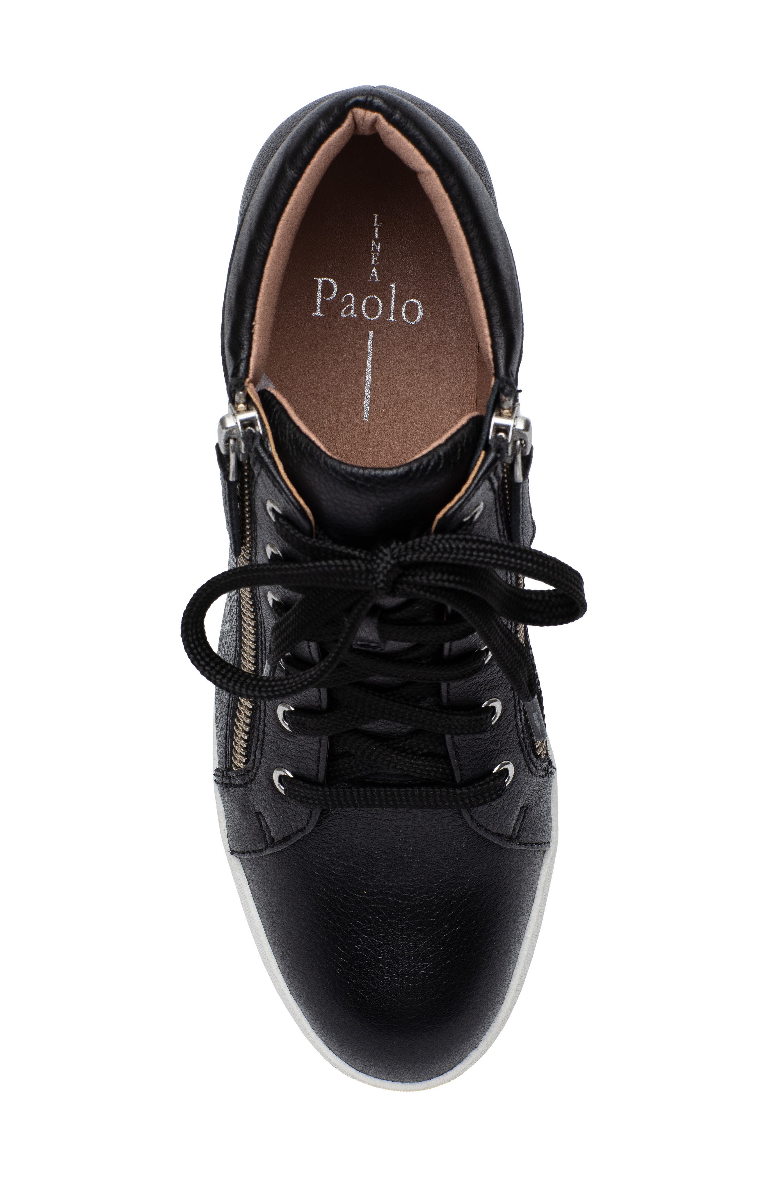 Linea Paolo Gaines Hidden Wedge Sneaker, Alternate, color, Blk Tum