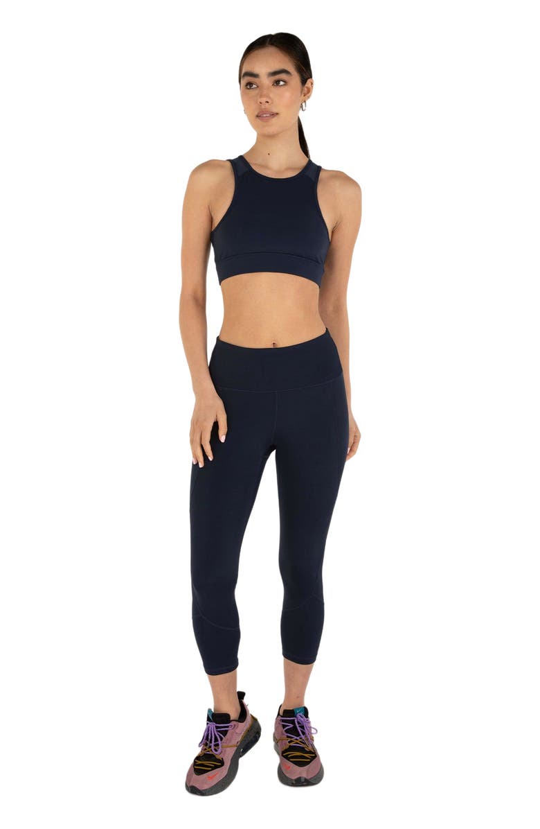 Rebody Active Power Up Silkiflex Leggings 21.5", Main, color, Cool Navy