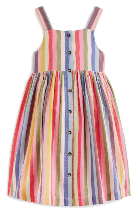 Remy Button Front Cotton Sundress