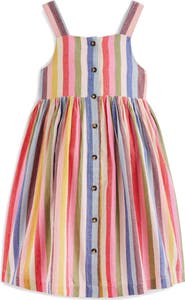 Mini Boden Remy Button Front Cotton Sundress