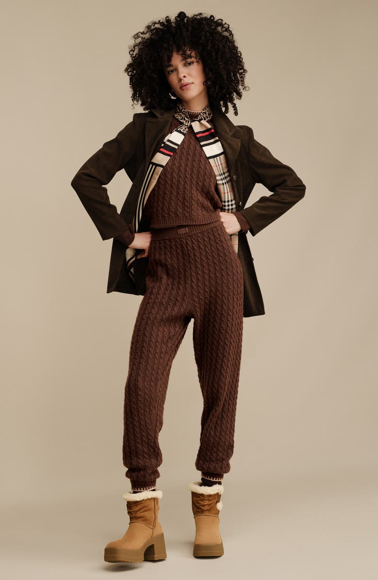 UGG<sup>®</sup> Moxy Genuine Shearling Trim Pull-On Boot, Alternate, color, Chestnut