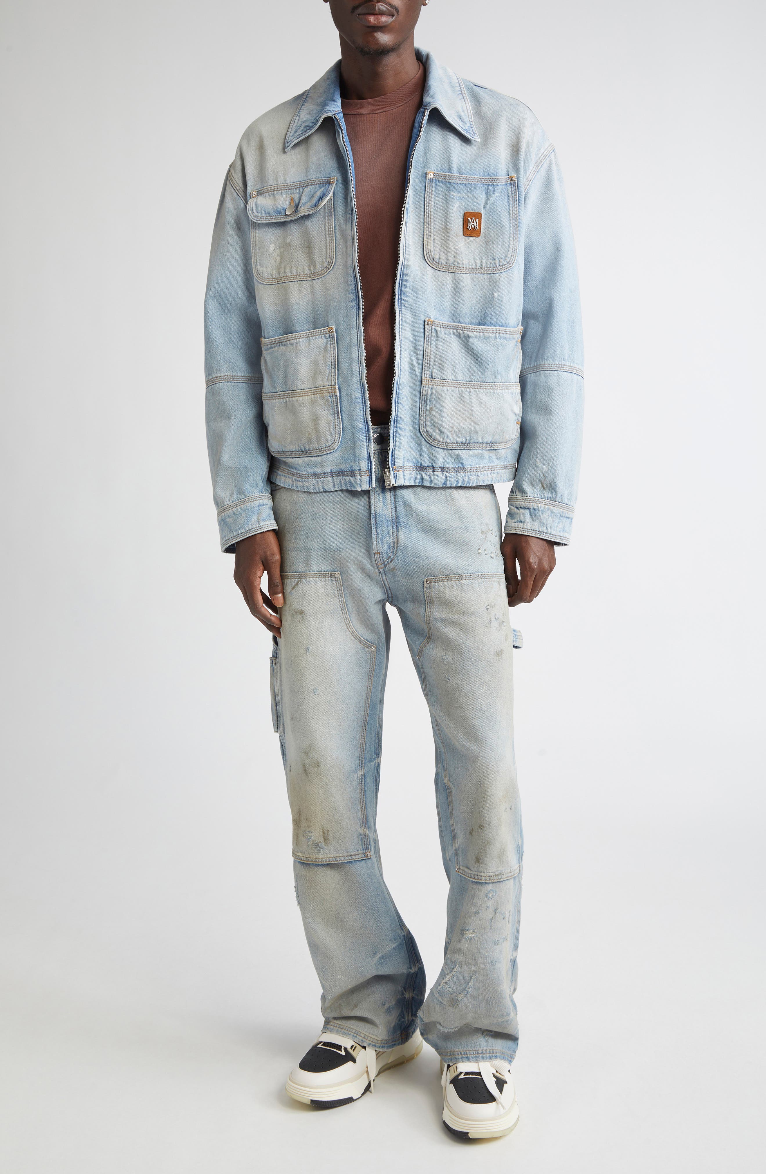 Lightweight Distressed Carpenter Jeans - image 2