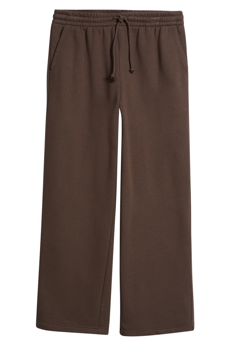Straight Leg Fleece Sweatpants, Alternate, color, BROWN BRACKEN