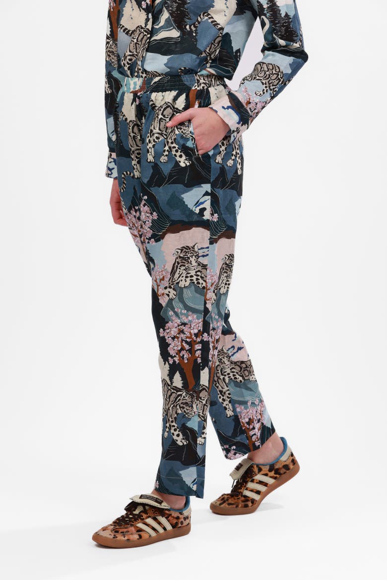 Pant Snow Leopard, Alternate, color, Blue