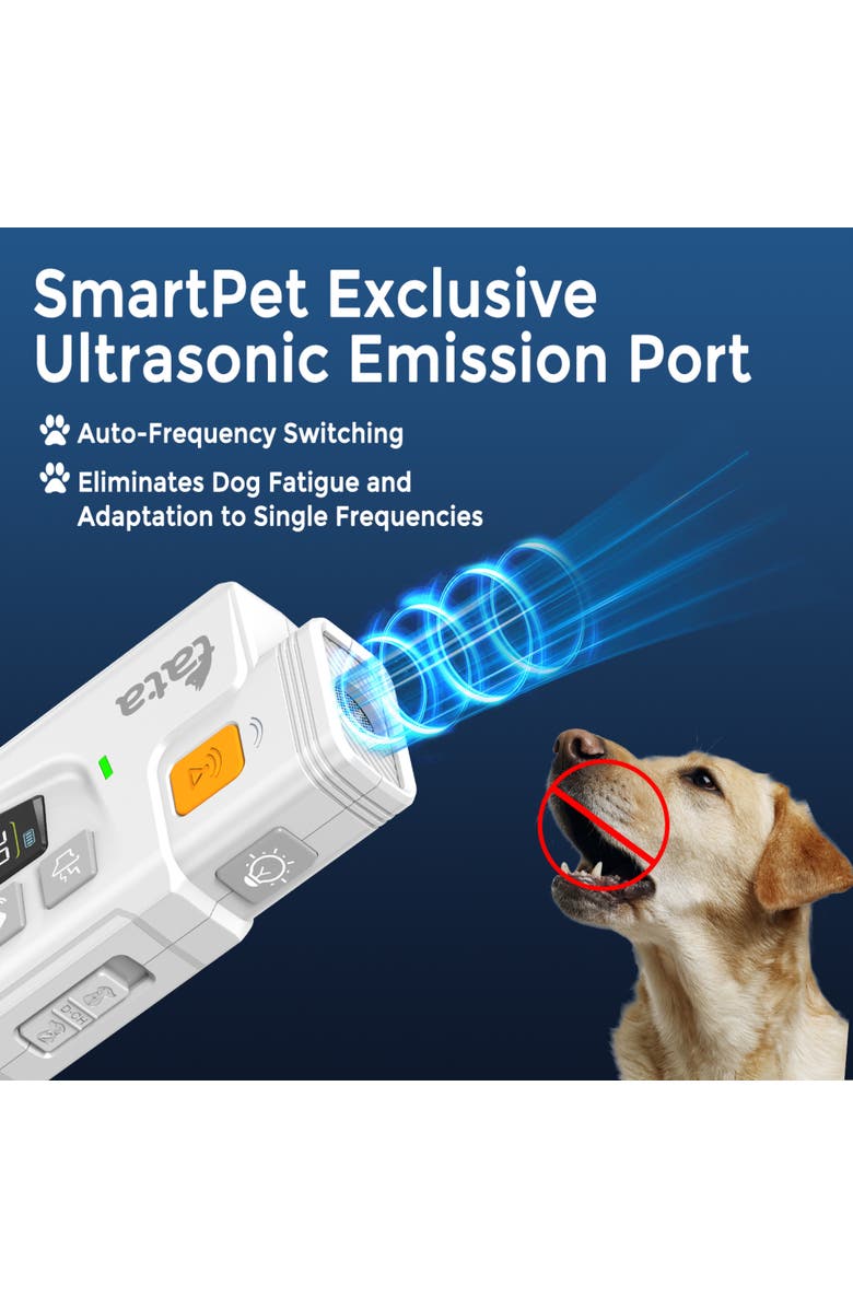 TATA PupGuide 3000 Pro 2 In 1 Ultrasonic Dog Remote Trainer Collar, Alternate, color, Black