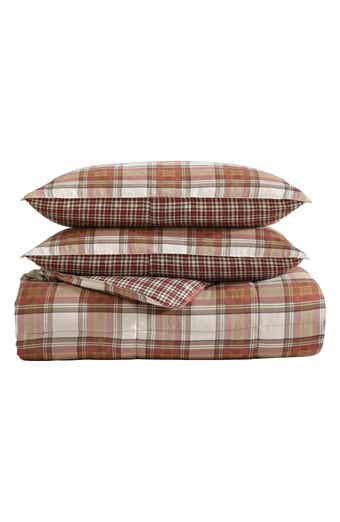 Eddie Bauer Edgewood Plaid Reversible Comforter & Sham Set