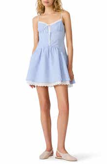 Miette Cotton Gingham Minidress