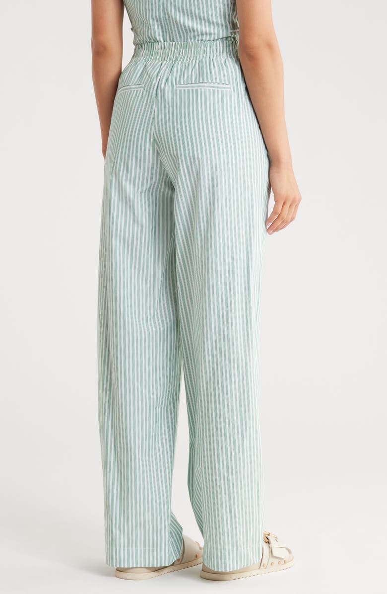 Scotch & Soda Elastic Waist Pants, Alternate, color, Eden White