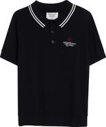 MIDNIGHT RODEO Signature Logo Embroidered Polo Sweater