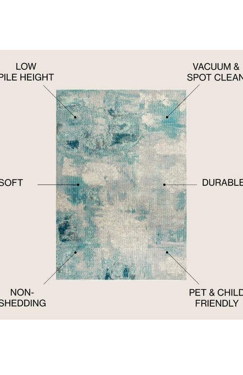 Jonathan Y Contemporary Pop Modern Abstract Vintage Area Rug In Green