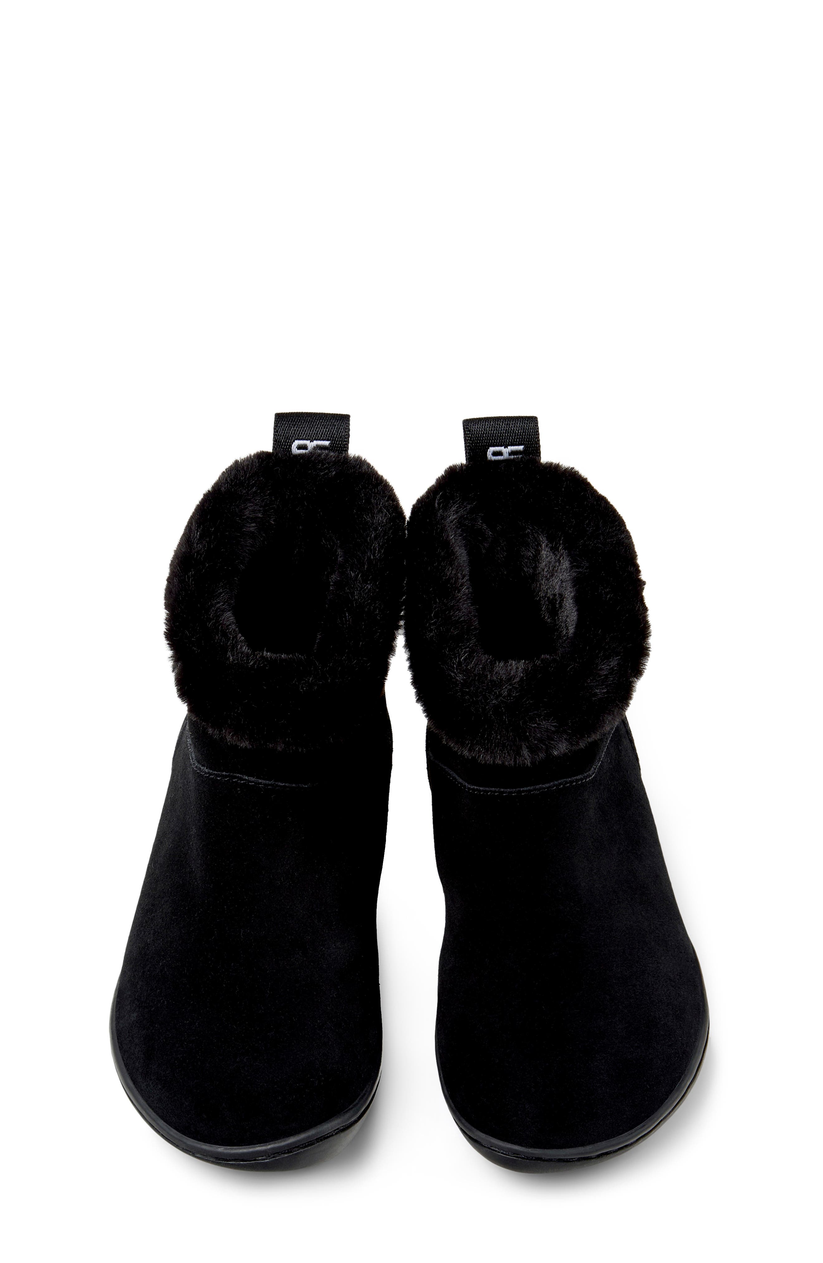 Kids' Peu Cami Faux Fur Lined Boot, Alternate, color, BLACK