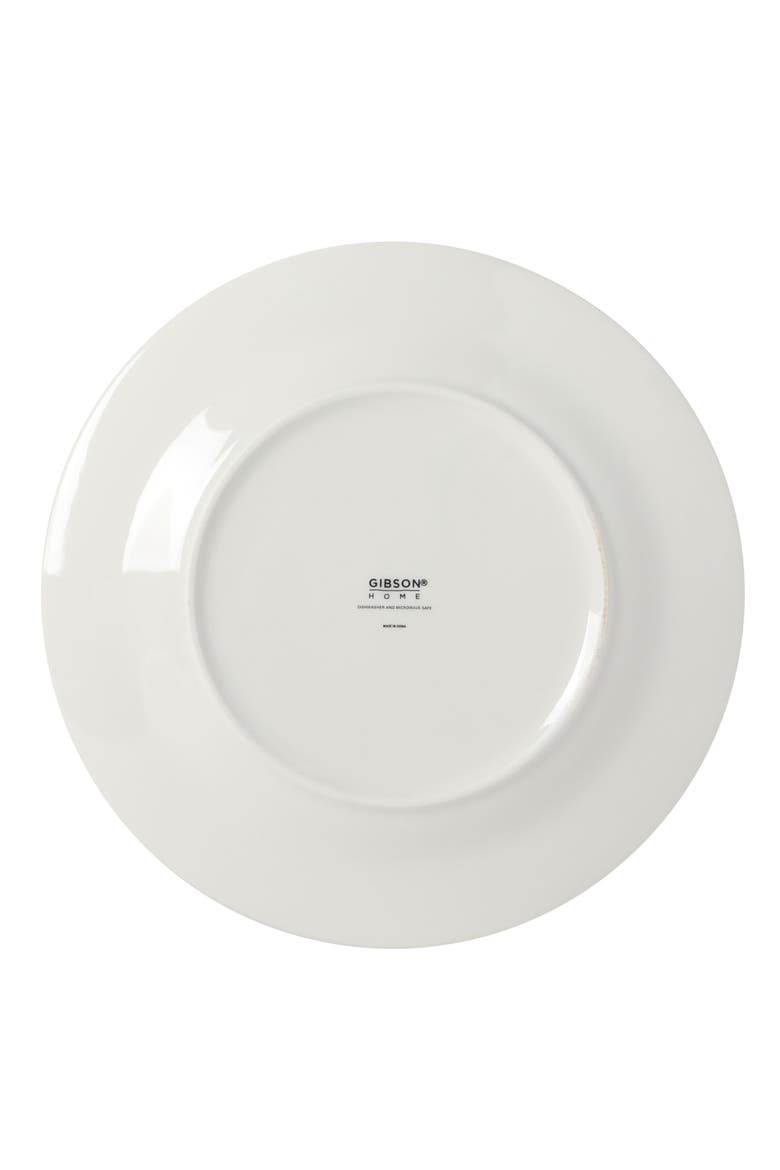 Great Essentials Fine Ceramic Dinner Plate Set, Alternate, color, White