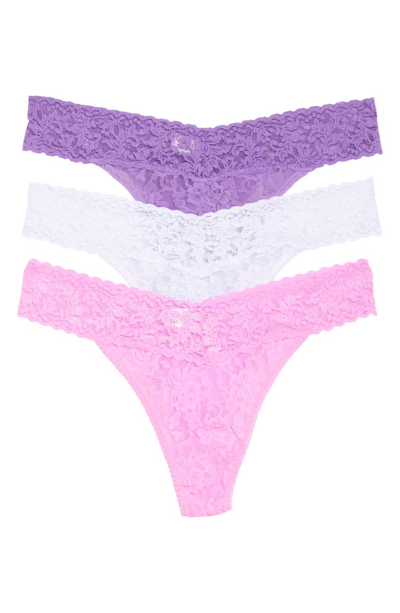 Hanky Panky Valentine's Day Assorted 3-Pack Low Rise Thongs, Main, color, 