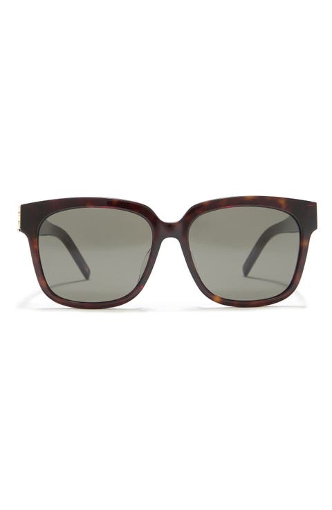 55mm Square Sunglasses