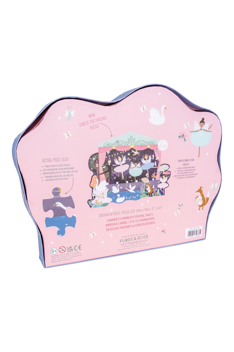 80pc Shaped Jigsaw with Shaped Box, Alternate, color, Enchanted