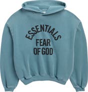 Fear of God Essentials Kids' '90s Campus Logo Graphic Hoodie