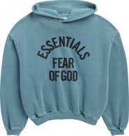 Fear of God Essentials Kids' '90s Campus Logo Graphic Hoodie