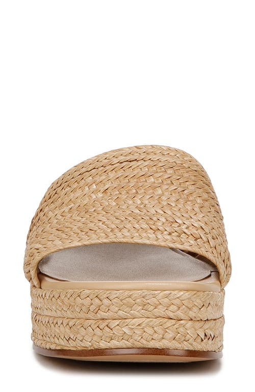 Vince Women's Margo Raffia Espadrille Block Heel Platform Sandals In Toastedwheat